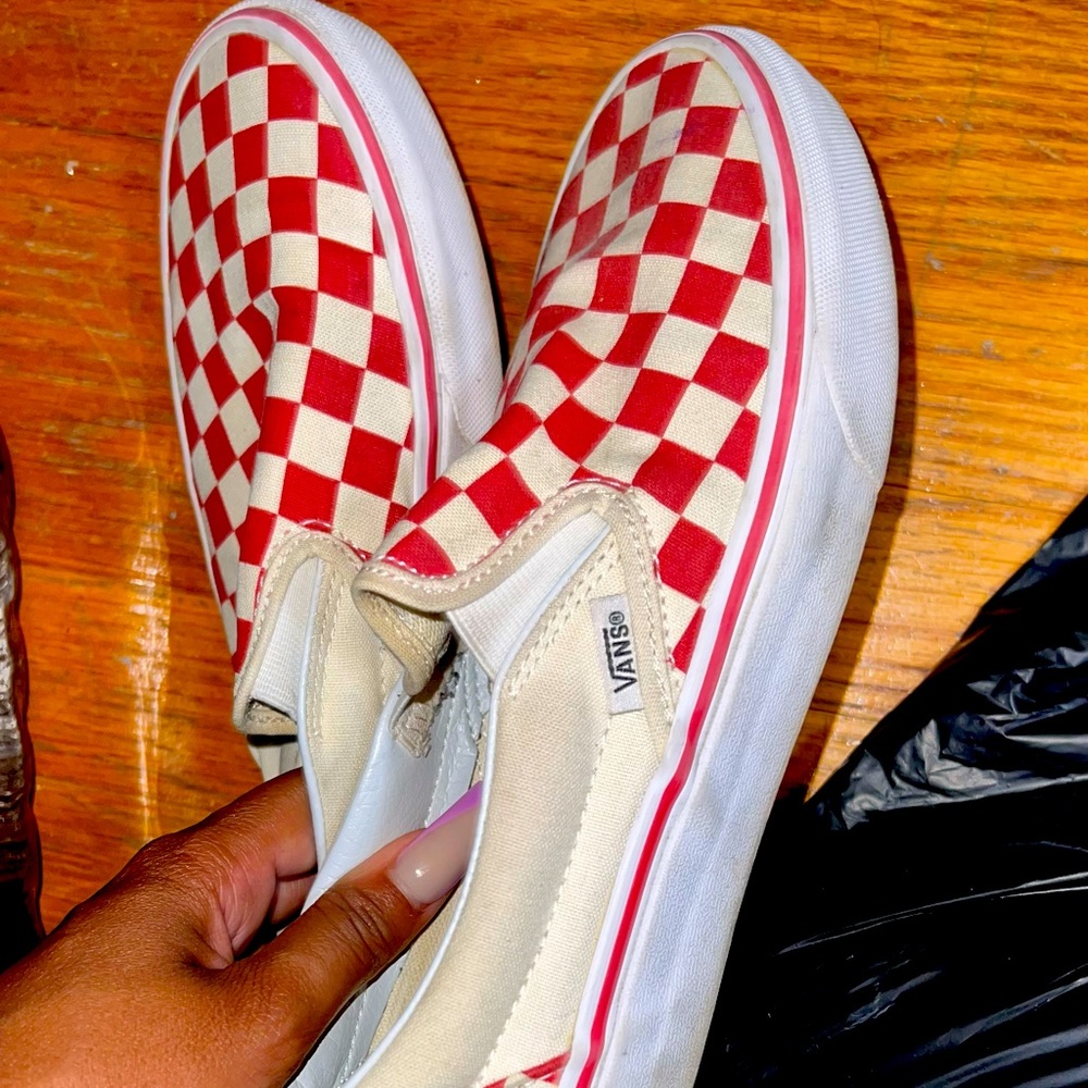 Lo Red Checks Vans
